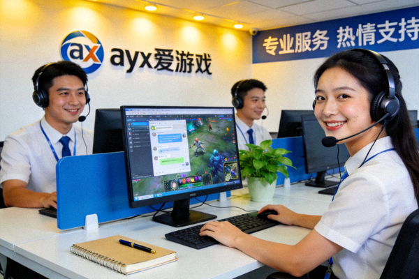 ayx爱游戏客户服务团队在客服中心为玩家提供专业、热情的在线支持