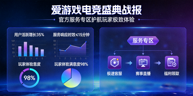 爱游戏电竞盛典战报出炉，官方服务专区护航玩家极致体验数据图表