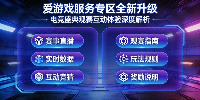 爱游戏服务专区全新升级，电竞盛典观赛互动体验深度解析界面