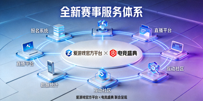 爱游戏官方平台携手电竞盛典打造全新赛事服务体系概念图