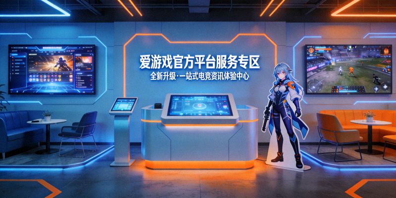 爱游戏官方平台服务专区全新升级，打造一站式电竞资讯体验中心概念图